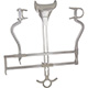 MILTEX BALFOUR Abdominal Retractor, 7" (180mm) Spread, 4 Fenstrated Side Blades, 2 Solid Center Blades. MFID: 11-432