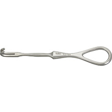 MILTEX VOLKMAN Finger Retractor, 4-1/2" (11.4 cm), 2 blunt prongs. MFID: 11-46