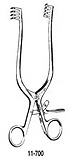 MILTEX ADSON Retractor, 7-1/2" (19.1 cm), sharp, 4 X 4 teeth 3/4" (1.9 cm) X 3/4" (1.9 cm), straight Arms. MFID: 11-700