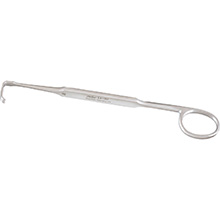 MILTEX MEYERDING Finger Retractor, 7" (17.8 cm), style B., blade 3/16" (.48 cm) X 5/8" (1.6 cm). MFID: 11-90