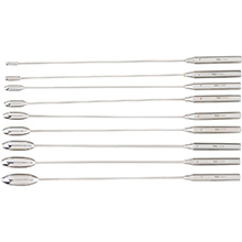 MILTEX BAKES Common Duct Dilator Set, Fitted Plastic Case Containing 9 Dilators sizes 3 mm To 11 mm. MFID: 14-8