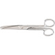 MILTEX Utility Scissors curved, sharp/blunt, one serrated blade, extra heavy, Length= 6-1/2" (16.5 cm). MFID: 1704