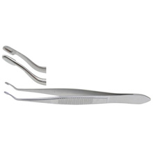 MILTEX ARRUGA Capsule Forceps, 4" (10.2 cm), new curve. MFID: 18-1002