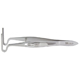 MILTEX BERKE Ptosis Forceps, 4" (101mm), Blades 1" (27mm) Long with Longtudinal Serrations, with Slide Lock. MFID: 18-1138