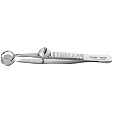 MILTEX LAMBERT Chalazion Forceps, 3-5/8" (91.9mm), Fenestrated Jaw, 11mm wide. MFID: 18-1174