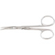 MILTEX Iris Scissors, 4" (103mm), Curved, 1-1/4" (32mm) Blades, Heavy Pattern. MFID: 18-1405