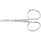 MILTEX Iris Scissors, 3-3/4" (96mm), Straight, 18,5mm Blades, Ribbon Type Handle. MFID: 18-1417