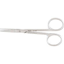 MILTEX KNAPP Iris Scissors, 4" (10.2 cm), straight, blunt/blunt points. MFID: 18-1422