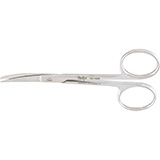 MILTEX KNAPP Iris Scissors, 4-1/8" (105mm), Curved, Sharp/Blunt Points MFID: 18-1426