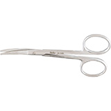 MILTEX KNAPP Iris Scissors, 4-1/8" (104mm), Curved, Blunt/Blunt Points. MFID: 18-1428