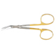 MILTEX Converse (Wilmer) Scissors, Tungsten Carbide, Blades Angled on Flat, Sharp, Length= 4-1/2" (114 mm). MFID: 18-1440TC