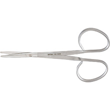 MILTEX Strabismus Scissors, 4-1/4" (10.8 cm), straight, ribbon-type. MFID: 18-1453