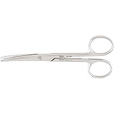 MILTEX ENUCLEATION Scissors, 5" (127mm), Light Curve, Rounded Blades, Blunt Tips. MFID: 18-1494