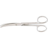 MILTEX ENUCLEATION Scissors, 5" (127mm), Medium Curve, Rounded Blades, Blunt Tips. MFID: 18-1496
