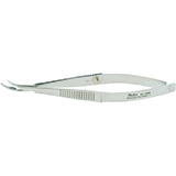 MILTEX CASTROVIEJO Corneal Section Scissors, 4-1/4" (108mm), right, inner blade 1 mm longer, blunt tips. MFID: 18-1560