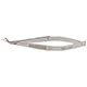 MILTEX CASTROVIEJO Corneal Section Scissors, 4-1/4" (108mm), left, inner blade 1 mm longer, blunt tips. MFID: 18-1562