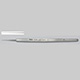 MILTEX NUGENT Hook, 4-3/4" (12.1 cm), right angle, sharp. MFID: 18-428