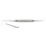 MILTEX CASTROVIEJO Cyclodialysis Spatula, 5-1/4" (134mm), Double-Ended, 10mm and 15mm Blades. MFID: 18-574