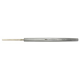 MILTEX WECKER Iris Spatula, 5-1/8" (129mm), Malleable, Silver, 2.3mm x 32mm Blade. MFID: 18-584