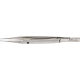 MILTEX KIRBY Iris Forceps, 4" (102mm), straight, 1 X 2 teeth. MFID: 18-620