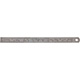 MILTEX Flexible Stainless Steel Ruler 6" (150mm) X 1/2" (13mm), graduate in fractional inches, and mm. MFID: 18-660