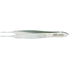 MILTEX VON GRAEFE Iris Forceps, 2-7/8" (72mm), straight, 1 X 2 teeth. MFID: 18-816
