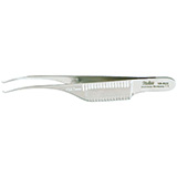 MILTEX TROUTMAN-BARRAQUER Colibri Type Cornael Utility Forceps, 3" (7.6 cm), 1 X 2 teeth, 0.12 mm, tying platform. MFID: 18-828