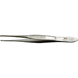 MILTEX Strabismus Forceps, 4", Straight, 1 x 2 Teeth, 1mm Wide At Tips. MFID: 18-840