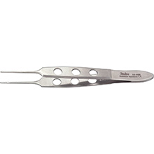 MILTEX BISHOP-HARMON Dressing Forceps, 3-3/8" (8.6 cm), fine cross serrated tips 0.5 mm wide. MFID: 18-866