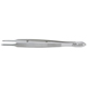 MILTEX CASTROVIEJO Fixation Forceps, 3-3/4" (9.5 cm), straight, 2 X 2 curved teeth extending beyond each other. MFID: 18-878