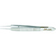 MILTEX CASTROVIEJO Suturing Forceps, 3-7/8“ (99mm), 1x2 0.3mm Teeth, with Tying Platform. MFID: 18-951