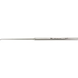 MILTEX ROSEN Knife Curette, 5-7/8" (150.5mm) Length, Small Blade, 2mm diameter, angled up 45 degrees, octagonal handle. MFID: 19-505