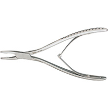 MILTEX LEMPERT Rongeur, 6-1/4" (158mm), straight, delicate, 2.5 mm bite. MFID: 19-1230