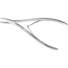 MILTEX JUERS-LEMPERT Rongeur, 7-1/4", Curved Handle, 3mm Bite. MFID: 19-1234