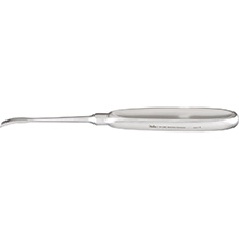 MILTEX LEMPERT Elevator, 7" (180mm), curved 4mm blade, heavy pattern. MFID: 19-1340