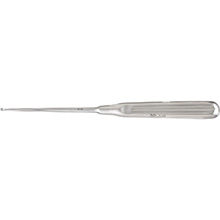 MILTEX LEMPERT Endaural Curette, 8-1/2" (215mm), Oval Cup, Size 00. MFID: 19-1356