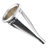 MILTEX GRUBER Ear Speculum, oval, child & infant size, light short pattern, chrome, Single Size 1, 2 X 3 mm. MFID: 19-14
