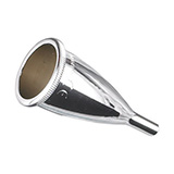MILTEX GRUBER Ear Speculum, oval, child & Infant size, light short pattern, chrome, Single Size 2, 3 X 4 mm. MFID: 19-16