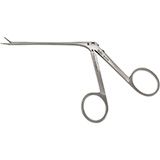 MILTEX HOUSE Alligator & Crimper Forceps, 2-7/8" (7.3 cm) shaft, very flat serrated tapered jaws, dull point. MFID: 19-2114