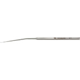 MILTEX HOUSE Hook, 6-1/2" (168mm), shaft angled, 1mm long tip, angled right 90 degrees, Malleable Shaft, Octagonal Handle. MFID: 19-2503