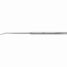MILTEX HOUSE Elevator, 6" (155mm), 1mm wide x 12mm long tip angled 15 degrees, Octagonal Handle, referred to as "The Gimmick". MFID: 19-2518