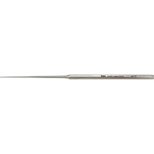 MILTEX HOUSE Incudostapedial Joint Knife, 6" (151mm), 0.75mm diameter blade, angled 60 degrees, Octagonal Handle. MFID: 19-2525