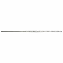 MILTEX BUCK Ear Curette, 6-1/2" (16.5 cm), angled, sharp, size 00. MFID: 19-270