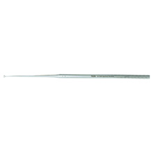 MILTEX BUCK Ear Curette, 6-1/2" (16.5 cm), angled, blunt, size 0. MFID: 19-292