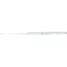 MILTEX SHAPLEIGH Ear Curette, 6" (15.2 cm), small size, serrated loop. MFID: 19-300