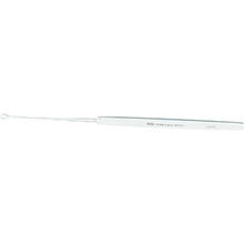 MILTEX SHAPLEIGH Ear Curette, 6" (15.2 cm), large size, serrated loop. MFID: 19-302