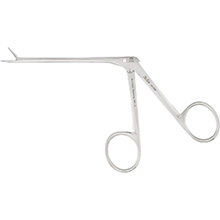 MILTEX HARTMAN-NOYES Alligator Ear Forceps, 3" (7.6 cm) shaft, serrated jaws. MFID: 19-434