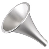 MILTEX FARRIOR Ear Speculum, oval, angled end, nonglare stainless, single size 3, 4.5 X 5.5 mm. MFID: 19-50-3