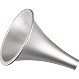 MILTEX FARRIOR Ear Speculum, oval, angled end, nonglare stainless, single size 5, 5.5 X 6.5 mm. MFID: 19-50-5
