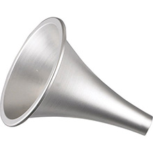 MILTEX FARRIOR Ear Speculum, oval, angled end, nonglare stainless, single size 5, 5.5 X 6.5 mm. MFID: 19-50-5